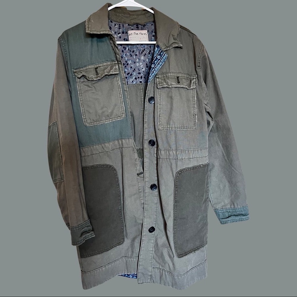SM FREE PEOPLE MILITARY JACKET